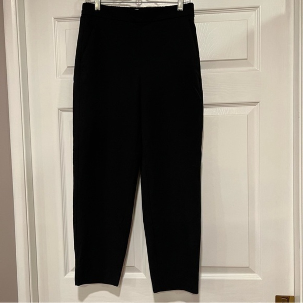 J. Crew Mercantile Black Pull On Flat Front Trouser Pants #C26